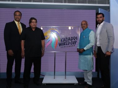 Sports minister Vijay Goel formally unveiled the logo of 2016 Kabaddi World Cup