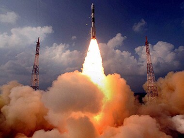 A file image of the launch of the Mars Orbiter. PTI