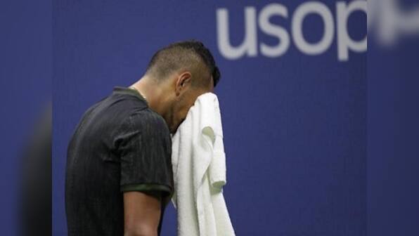 Painful hip injury forces tearful Nick Kyrgios out of US Open 2016