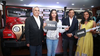 Mahindra gifts Thar to PV Sindhu and Sakshi Malik