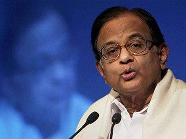 File image of P Chidambaram. PTI