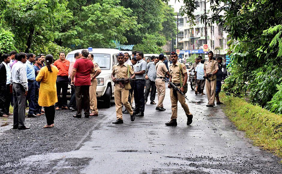 High alert was issued in Mumbai and Navi Mumbai on Thursday after two school children allegedly spotted armed men in Uran. PTI High alert was issued in Mumbai and Navi Mumbai on Thursday after two school children allegedly spotted armed men in Uran. PTI