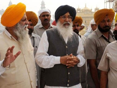 File image of Prakash SIngh Badal. AFP