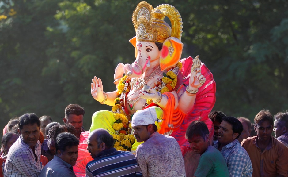 As the festivities are coinciding with Muslim festival of 'Bakr Eid', police is making additional security arrangements to maintain law and order in most cities. 'Bakr Eid' will be celebrated on 13 September. Reuters As the festivities are coinciding with Muslim festival of 'Bakr Eid', police is making additional security arrangements to maintain law and order in most cities. 'Bakr Eid' will be celebrated on 13 September. Reuters