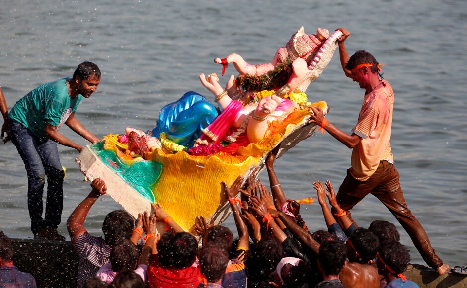 It was popularised on a mass scale by freedom-fighter Lokmanya Bal Gangadhar Tilak from 1893 onwards in Pune to unite the people against the British Rule and in the struggle for Indian Independence. And in less than a decade, it had spread across Maharashtra in a big way and even other parts of the country where public Ganeshotsav celebrations were held. Reuters It was popularised on a mass scale by freedom-fighter Lokmanya Bal Gangadhar Tilak from 1893 onwards in Pune to unite the people against the British Rule and in the struggle for Indian Independence. And in less than a decade, it had spread across Maharashtra in a big way and even other parts of the country where public Ganeshotsav celebrations were held. Reuters