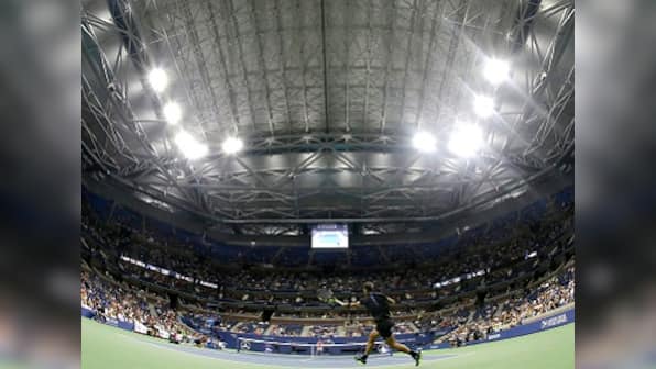 US Open: Roof closes over Arthur Ashe Stadium for first time; Rafael Nadal glides past Andreas Seppi