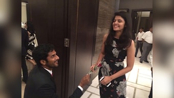 It's love all: Saketh Myneni proposes to girlfriend at Davis Cup dinner