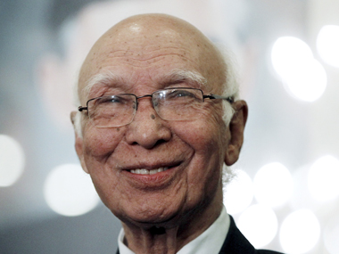 India cannot unilaterally separate from Indus Waters Treaty, says Sartaj Aziz India cannot unilaterally separate from Indus Waters Treaty, says Sartaj Aziz