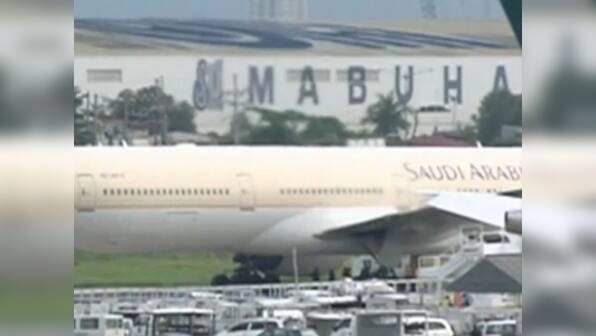 Saudi airlines flight temporarily isolated at Manila airport after it mistakenly sent distress call