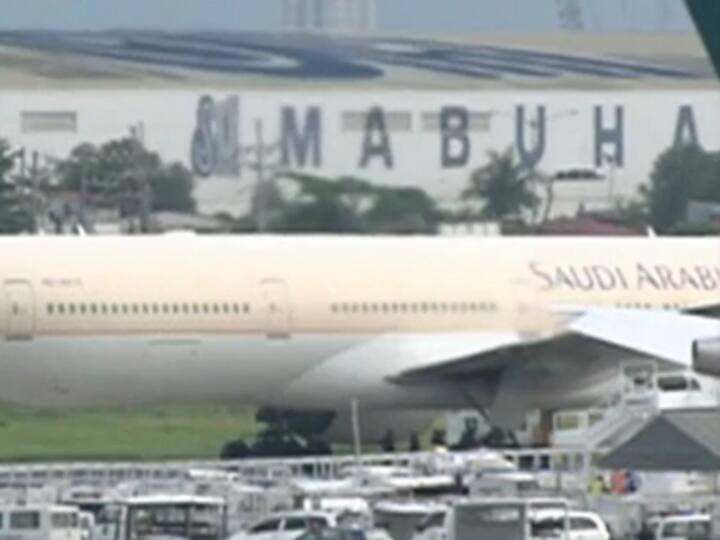Saudi airlines flight temporarily isolated at Manila airport after it mistakenly sent distress call