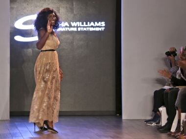 ‘She is woman’: Serena Williams writes female-power poem for her New York Fashion Week show