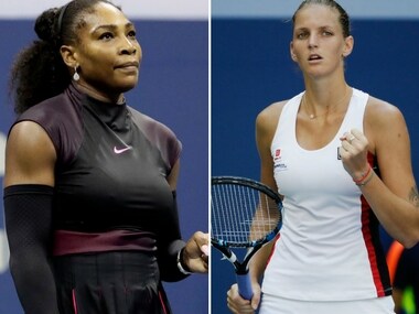 Serena Williams face Karolina Pliskova in the first semi-final. AP