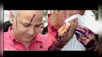 Ink the new weapon for political protest? Delhi's deputy CM Manish Sisodia becomes latest victim
