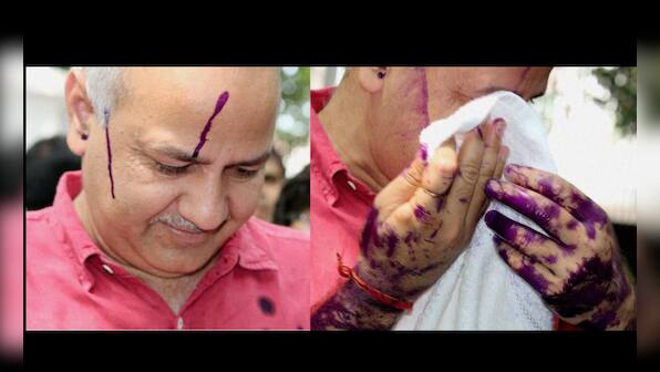 Ink the new weapon for political protest? Delhi's deputy CM Manish Sisodia becomes latest victim