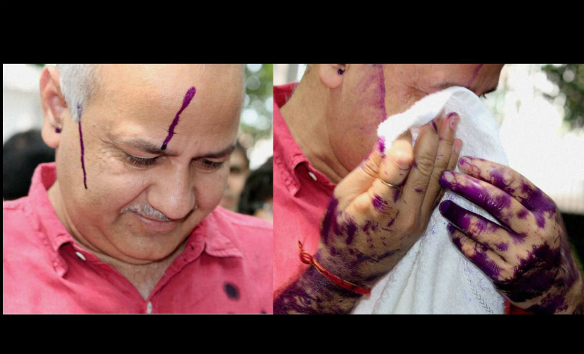 Ink the new weapon for political protest? Delhi's deputy CM Manish Sisodia becomes latest victim Ink the new weapon for political protest? Delhi's deputy CM Manish Sisodia becomes latest victim