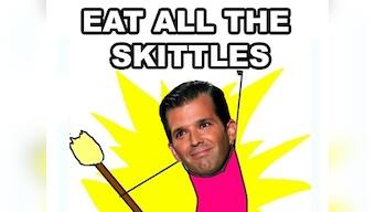 Donald Trump Jr needs to put down the Skittles and take lessons in maths and grammar