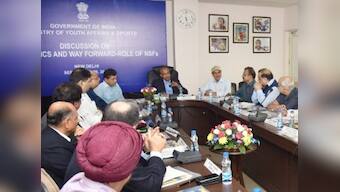 Sports Minister Vijay Goel reviews India's Rio Olympics performance with national sports federations