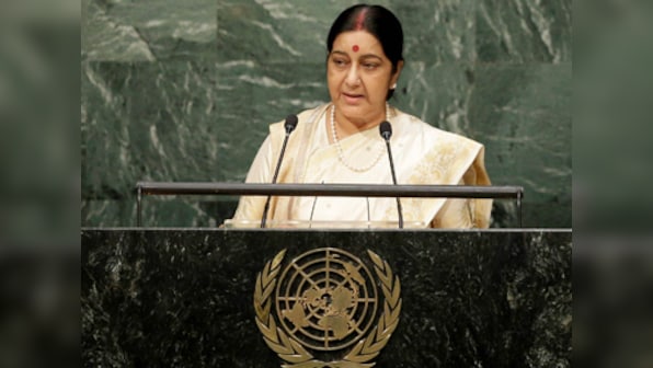Pakistan brands Sushma Swaraj's speech as a 'litany of falsehoods'