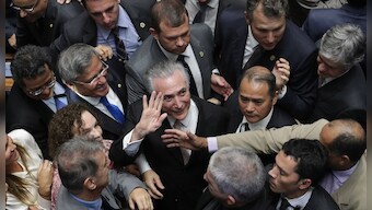 New Brazil prez Michel Temer guarantees jobs and 'political stability'