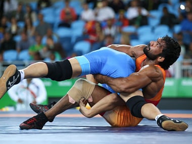 Yogeshwar Dutt performing at the Rio 2016 Olympics. Reuters
