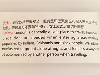 Social media unimpressed by Air China's racist 'guide' to Indians, Pakistanis, Blacks Social media unimpressed by Air China's racist 'guide' to Indians, Pakistanis, Blacks