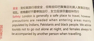'Editing mistake': Air China withdraws magazine with racist comments about 'Indians, Pakistanis and black people'