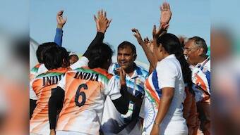Indian women's kabaddi team defeat Thailand to clinch gold medal at Asian Beach Games