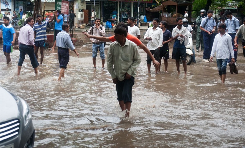 Rains disrupt normal life in Andhra Pradesh, Telangana; NDRF deployed for rescue, relief operations Rains disrupt normal life in Andhra Pradesh, Telangana; NDRF deployed for rescue, relief operations