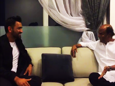 Watch: When MS Dhoni recreated Rajinikanth’s classic scene in Chennai Watch: When MS Dhoni recreated Rajinikanth’s classic scene in Chennai