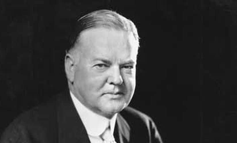 President Herbert Hoover in an undated photograph courtesy of the Library of Congress. REUTERS/Library of Congress/Handout - RTR2WKIC