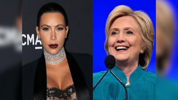 Kim Kardashian shares her trump card; says she'll be voting for Hillary Clinton