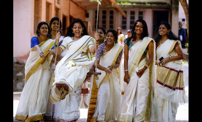 Onam celebrations in Thiruvananthapuram on Wednesday. PTI