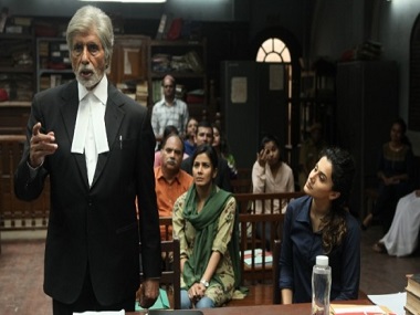 Pink has three superstars: The script, the girls, and of course, Amitabh Bachchan Pink has three superstars: The script, the girls, and of course, Amitabh Bachchan