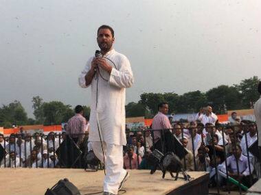 Shoe hurled at Rahul Gandhi during roadshow, BJP leader condemns attack