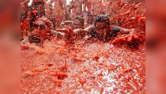 Here's the sauce on Spain's La Tomatina festival, where people paint the town red with tomatoes