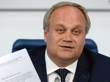 File photo of Russia's deputy sports minister Yury Nagornykh. AFP
