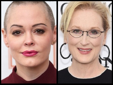 Watch: Rose McGowan, Meryl Streep, Amy Schumer team up for an anti-Trump PSA Watch: Rose McGowan, Meryl Streep, Amy Schumer team up for an anti-Trump PSA