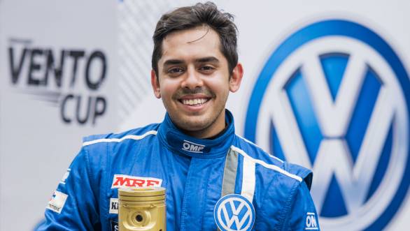 2016 Volkswagen Vento Cup: Ishaan Dodhiwala wins the championship 2016 Volkswagen Vento Cup: Ishaan Dodhiwala wins the championship