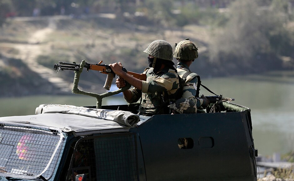 The militants entered the institute complex from the river side and captured the hostel building and set fire to it, according to residents living near the conflict area. Photo: AP The militants entered the institute complex from the river side and captured the hostel building and set fire to it, according to residents living near the conflict area. Photo: AP