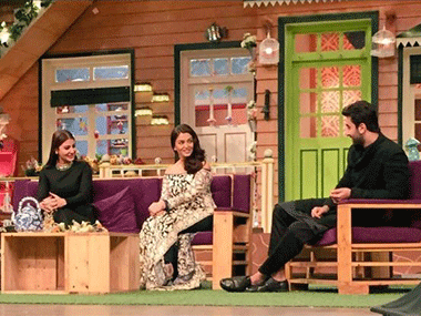 Ae Dil Hai Mushkil team promote film on The Kapil Sharma Show together for the first time Ae Dil Hai Mushkil team promote film on The Kapil Sharma Show together for the first time