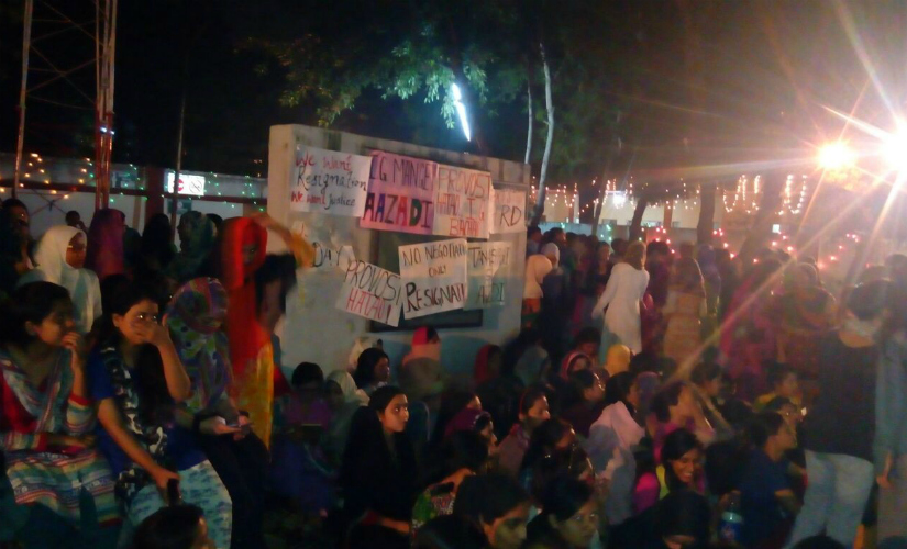 Aligarh Muslim University's female students stand against discriminatory hostel rules Aligarh Muslim University's female students stand against discriminatory hostel rules