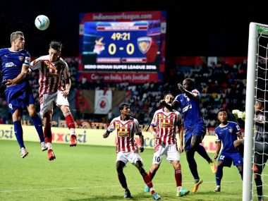 ISL 2016: Atletico de Kolkata, Chennaiyin pay for defensive lapses in opening draw ISL 2016: Atletico de Kolkata, Chennaiyin pay for defensive lapses in opening draw