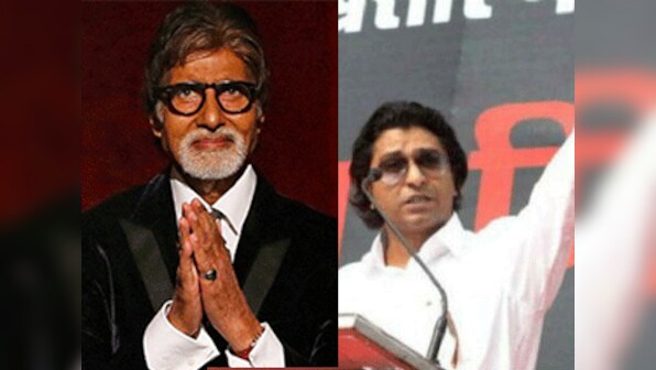 Raj Thackeray gifts Amitabh Bachchan a sketch, superstar thanks MNS chief with a watch