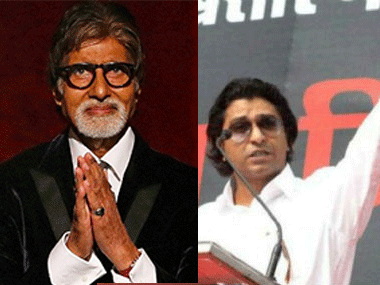 Raj Thackeray gifts Amitabh Bachchan a sketch, superstar thanks MNS chief with a watch Raj Thackeray gifts Amitabh Bachchan a sketch, superstar thanks MNS chief with a watch