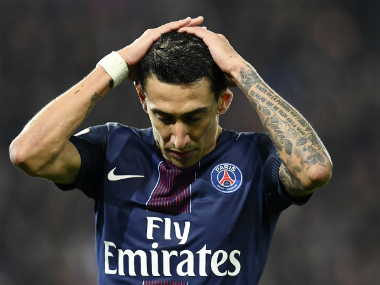 Ligue 1: Paris Saint-Germain winger Angel Di Maria reportedly out for three weeks due to thigh injury Ligue 1: Paris Saint-Germain winger Angel Di Maria reportedly out for three weeks due to thigh injury