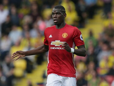 File photo of Manchester United's Paul Pogba. AP
