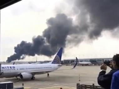 Miami bound American Airlines flight catches fire at Chicago s O