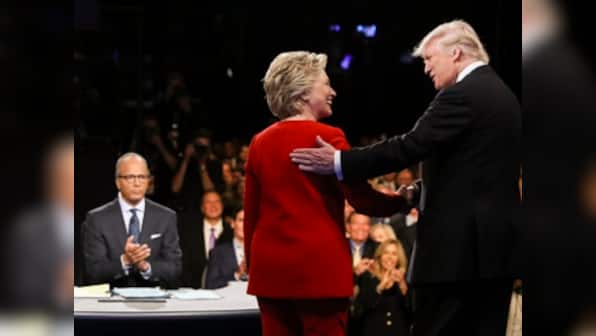 US presidential debate: Clinton and Trump accuse each other of degrading women