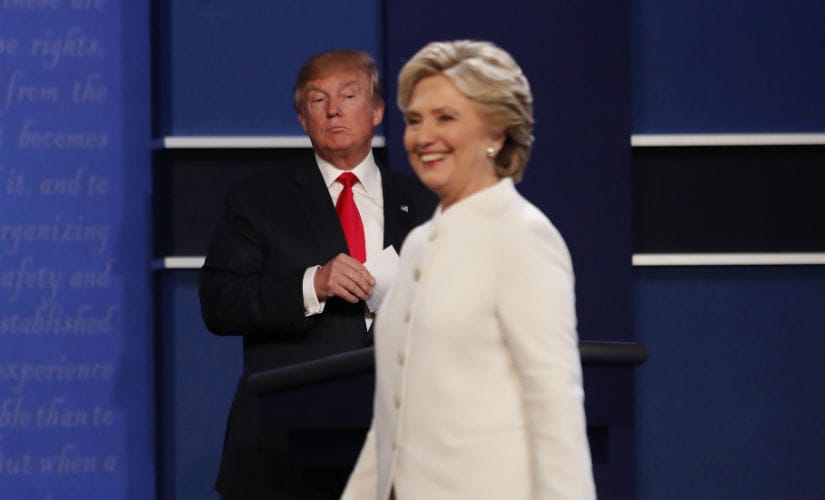 Donald Trump and Hillary Clinton. File photo. Reuters
