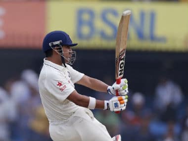 Gautam Gambhir resumed his innings on 6 after Murali Vijay’s dismissal. AP